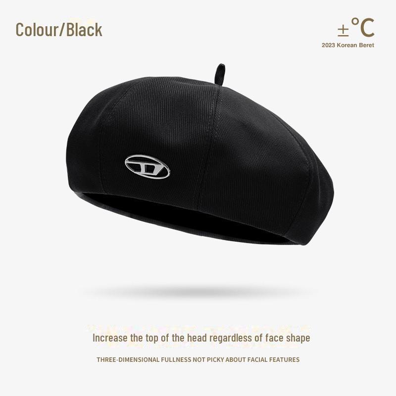 

Женский шерстяной берет: Мода осень/зима, всесезонный стиль японских художников, ветрозащитный и теплый (DMZ102) One size