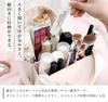 Suitcase Company Cosmetic Divided Small Item Freestanding Makeup Large Upright Pink Pouch, Vertical, Pockets, Handle, Storage, Pouch, Capacity,