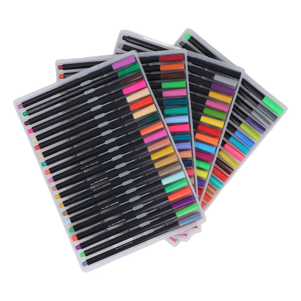 Water Color Pens 80 Colors Watercolor Brush Pens with Storage Box For Professionals Novices Painting Handcrafting