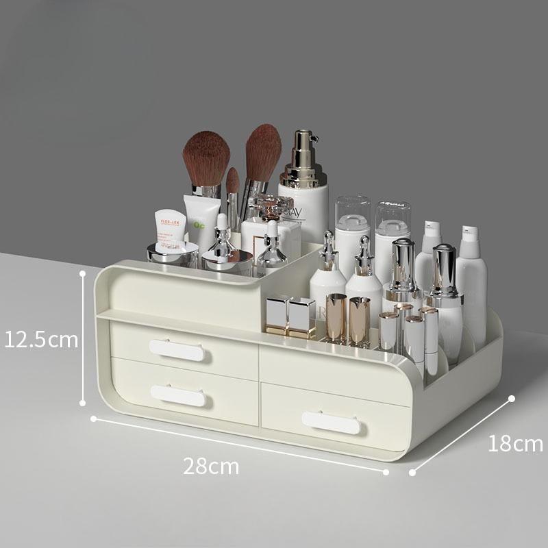 Large Capacity Drawer-type Cosmetics Organizer Rack Makeup Storage Box Dressing Table Powder Lipstick Dust-proof Storage Boxes