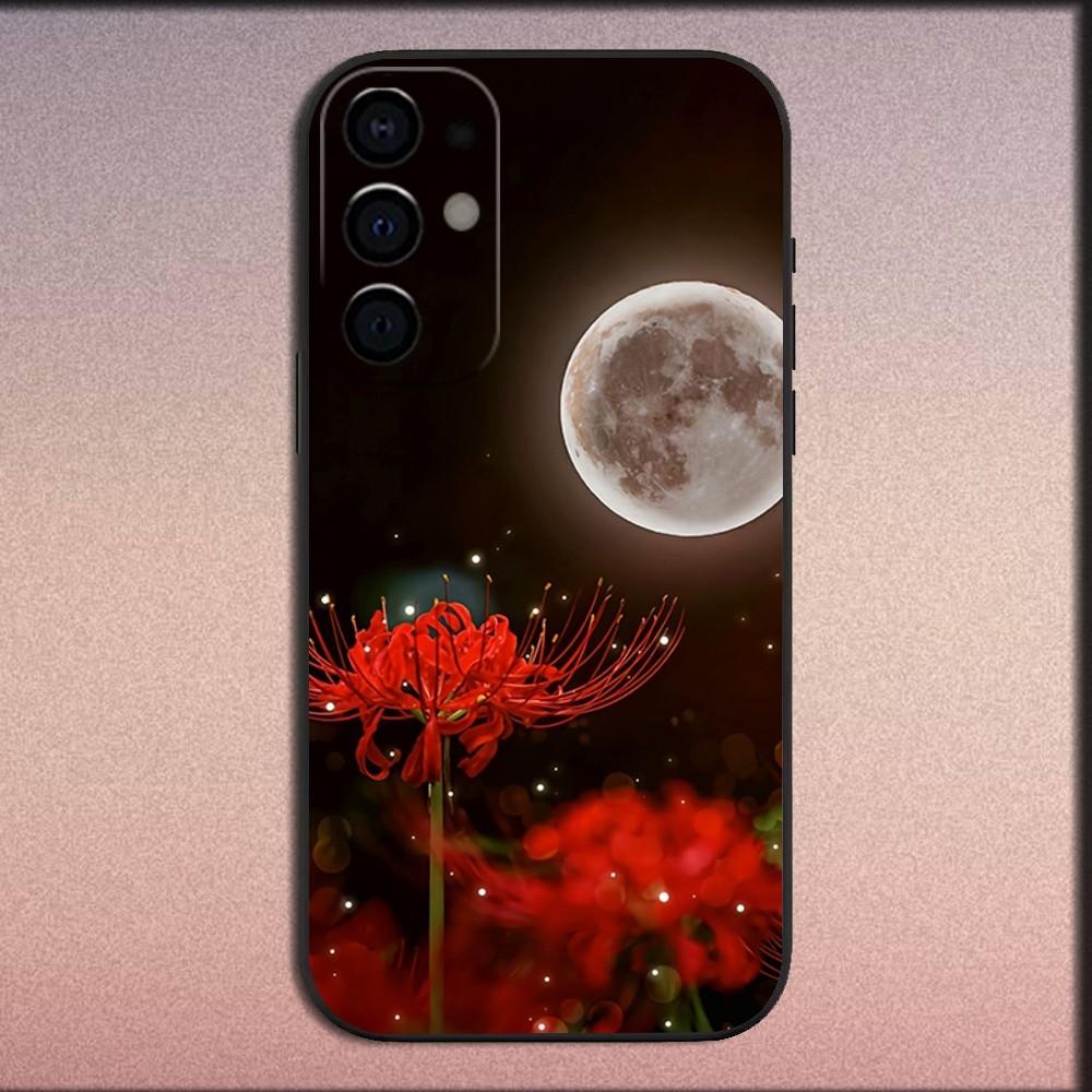 

Red Spider Lily Flowers Phone Case For Samsung S25,S24,S21,S22,S23,S30,Ultra,S20,Plus,Fe,Lite,Note,10,9,5G Black Soft Cover Samsung S24