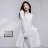 IMAGINEX Women's Elegant Long-Sleeve Short Dress I7C1547L