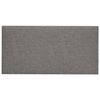 VidaXL Panneaux muraux 12 pcs Gris clair 30x15 cm Tissu 0,54 m² 343761