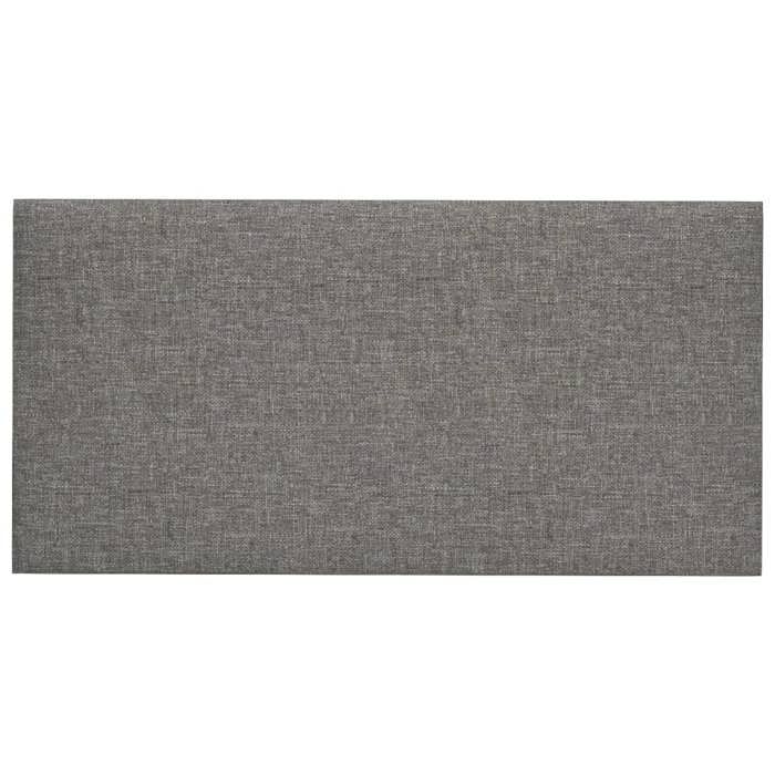 VidaXL Wall Panels 12 Pcs Light Grey 60x30 Cm Fabric 2.16 M² 343845