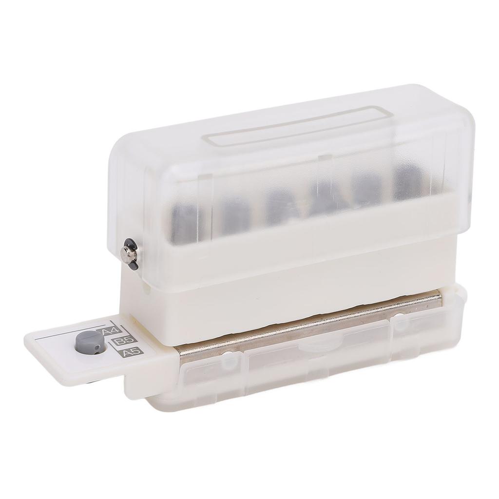 6-Loch Papierlocher 5,5 mm Lochdurchmesser 9,5 mm Abstand Tragbare Mini Loseblatt-Lochmaschine