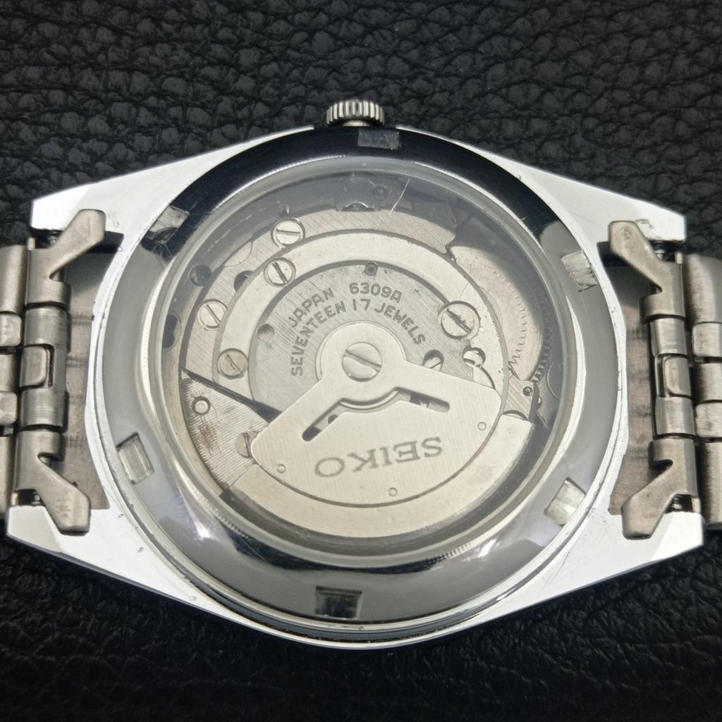 JAPAN VINTAGE REFURBISHED SEIKO 5 AUTOMATIC ROMAN FIGURE MENS WATCH a442096-1