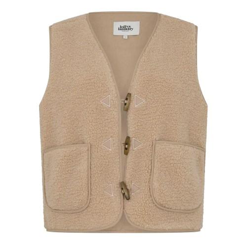 Lollys Laundry Womens/Ladies Hugo Patterned Fleece Waistcoat