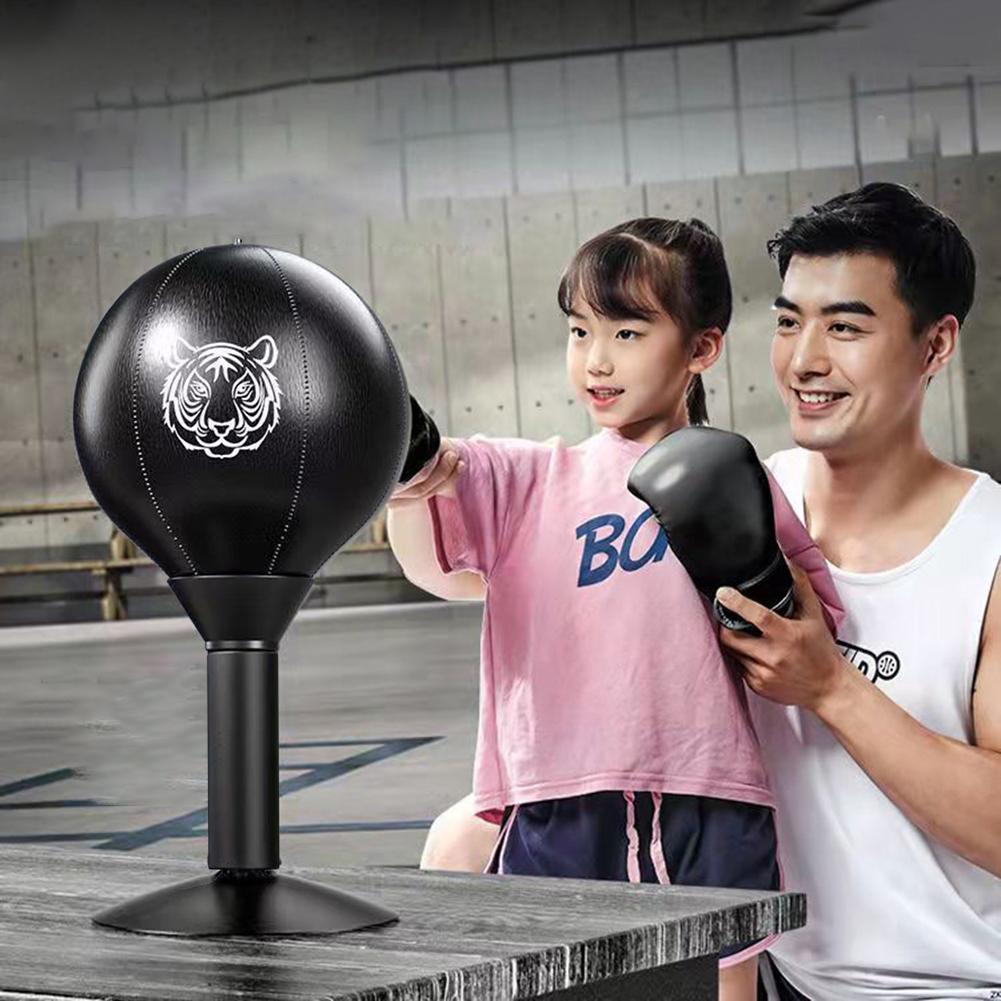 Desktop Punching Bag Heavy Duty Stress Relief Desk Boxing Punch Ball Free Standing Stress Buster for Office Table and Counters