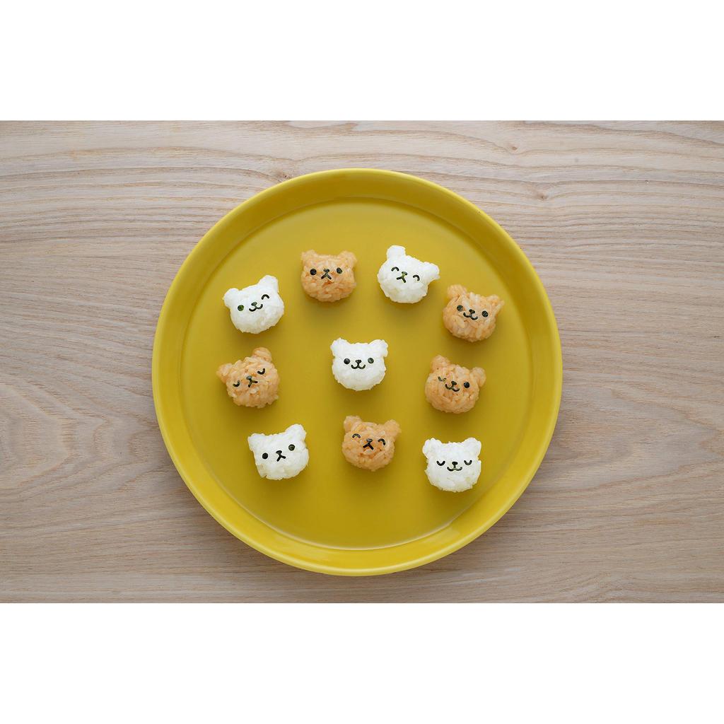 Arnest Metal Onigiri Mold Mini Size for Bento - Easy Bear-Shaped Rice Balls, Popular with Restaurants, Perfect for Toddler Finger Food - A-77024
