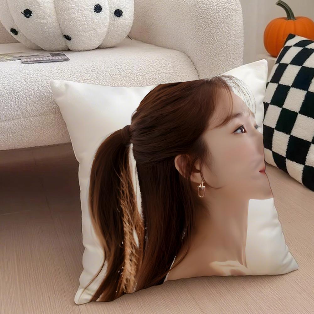 Actor Sweet YYoo Inna Cushion Cover Throw Pillow Cover Hidden Button Durable Polyester Chair Cushion