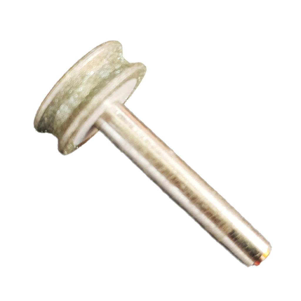 2-12mm Concave Diamond Grinding Wheel for Polishing Rounded Edges and Curved Surfaces On Glass Jade with 6mm Shank