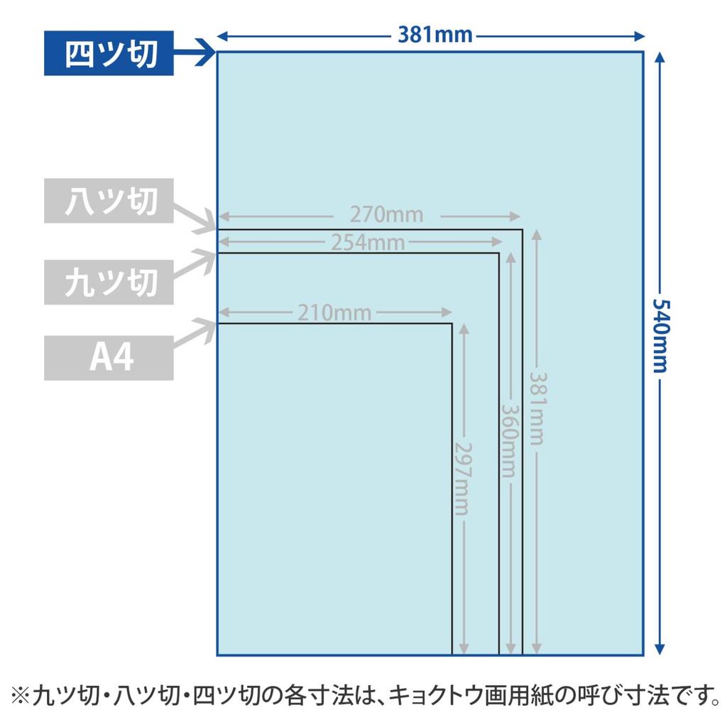 Kyokuto Associates Kyokuto Drawing Quarto 100 KE1254 Paper, Heavyweight, Sheets, Sheets,