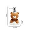 340ml soap dispenser Cloud Bear hand sanitizer bottle ceramic press bottle bathroom shampoo shower gel bathroom accessories