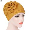 Fashion Flower Floral Beads Women Head Wrap Hat Head Protective Cover Case Gift