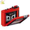457PCS Simulation MOC Radio Kassettenrekorder Modell Mikro Bausteine Mini Ziegel Kinder Stadt Bauspielzeug für Kind