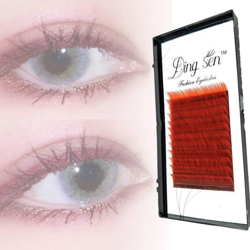 High-quality Dingsen False Eyelashes Wholesale Natural Look 0.05 Thickness Custom Curl J B C D 8-15mm Length