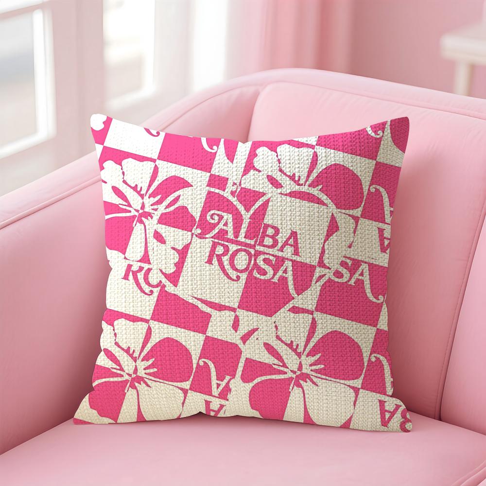 Fashion AALBA RROSA Cushion Cover Comfort Sofa Bed Silky Elegant Invisible Zipper Decorative Holiday Gifts
