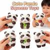 Kawaii Panda Stress Relief Toy Slow Rising Squeeze Panda Toy New Panda Squeeze Toy  for Office Use