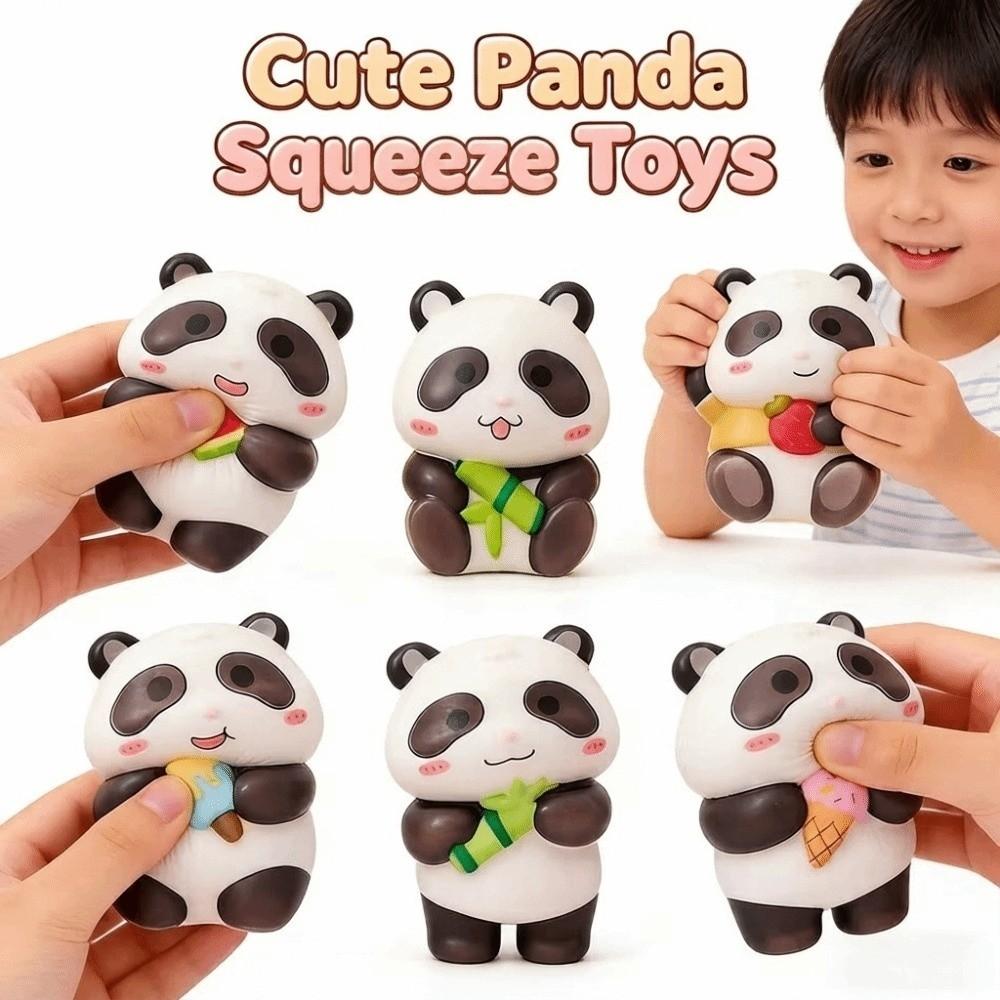 Kawaii Panda Stress Relief Toy Slow Rising Squeeze Panda Toy New Panda Squeeze Toy for Office Use