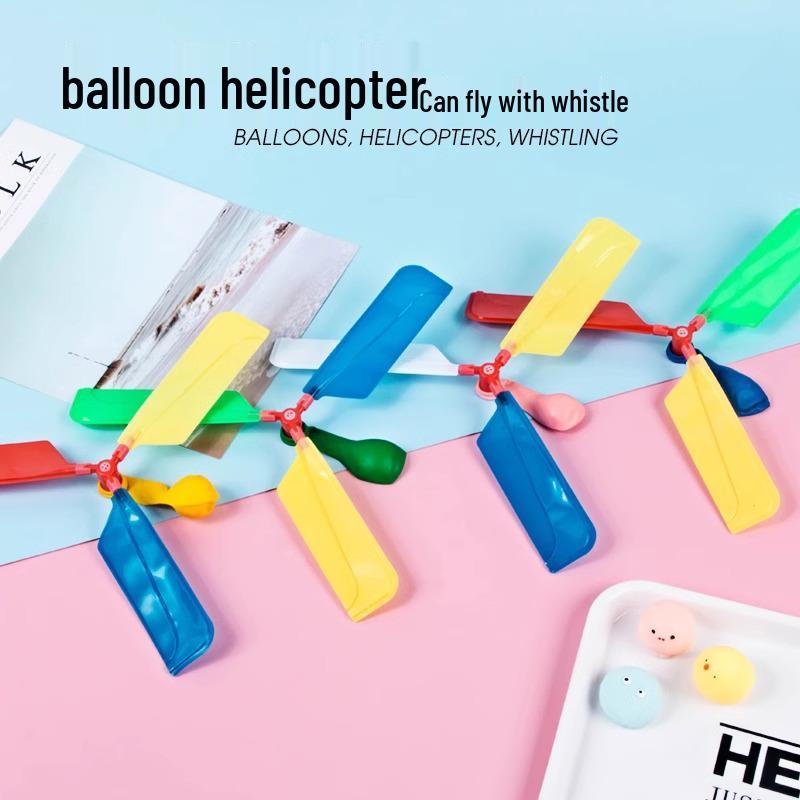 Kindergarten Creative Science Air-Powered Weather Balloon Helicopter