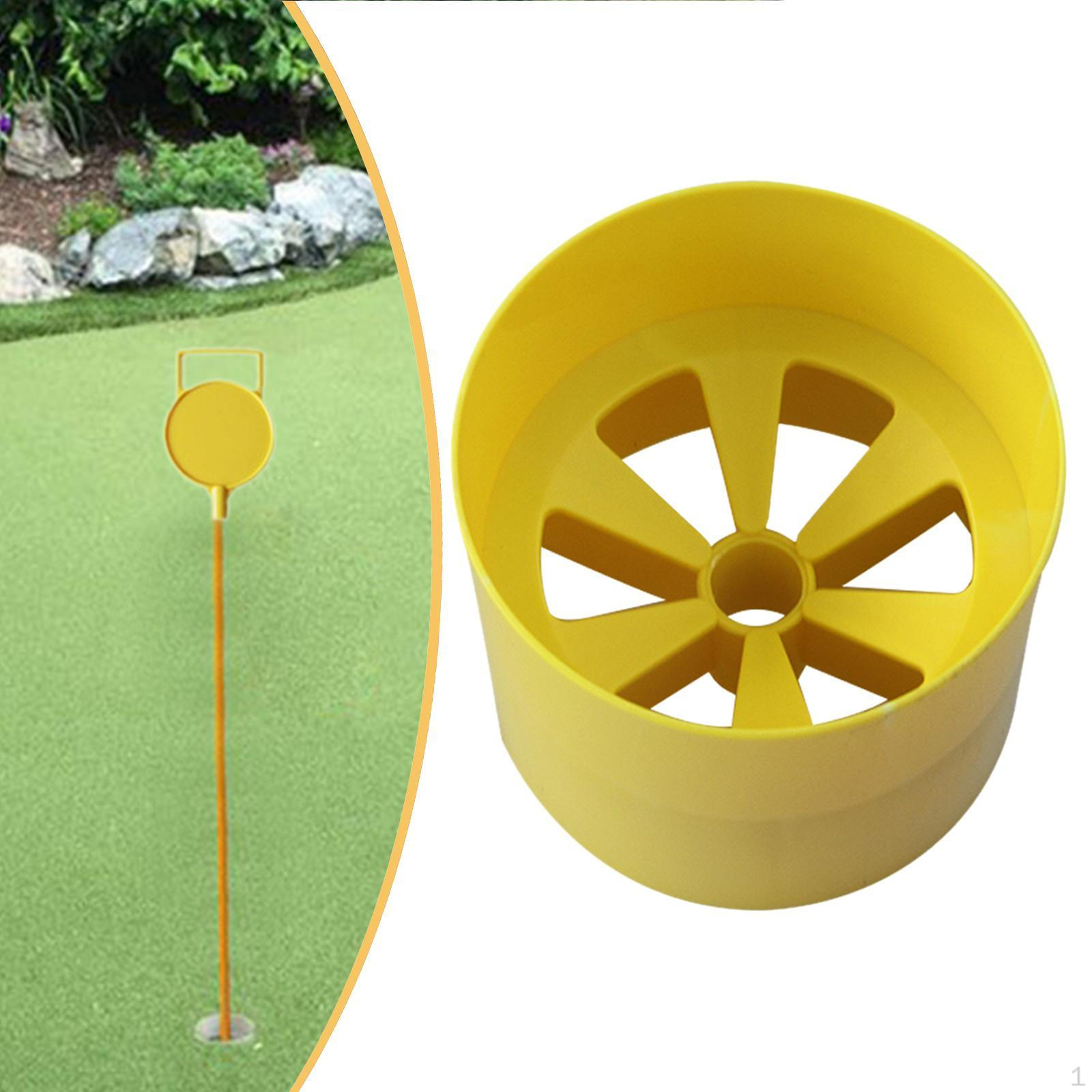 

Cup 6 Holes Accessories Golf Putting for Backyard Driving Range Practice жёлтый