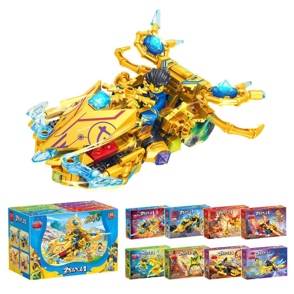 Ninja Series 8-in-1 Building Block Set for Kids