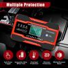 12V-24V Car Battery-Charger Full Automatic 12V 10A Digital Car Battery Charger Pulse Repair for AGM GEL WET Lead Acid
