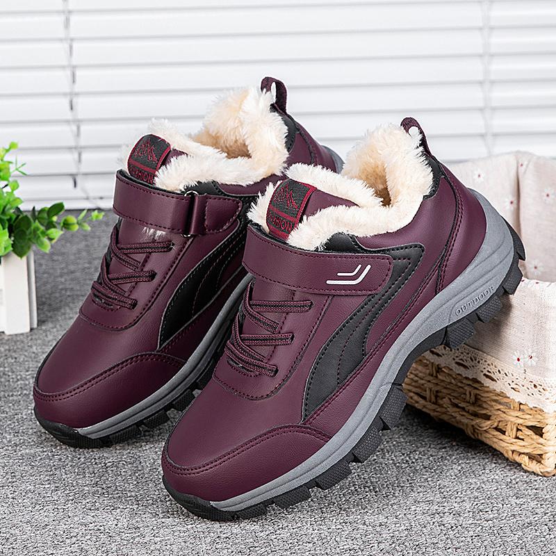 

Зимние зимние ботинки для мужчин и женщин, сохраняющие тепло, хлопковая обувь, уличная походная обувь, плюшевые теплые высокие ботильоны, мужские кроссовки