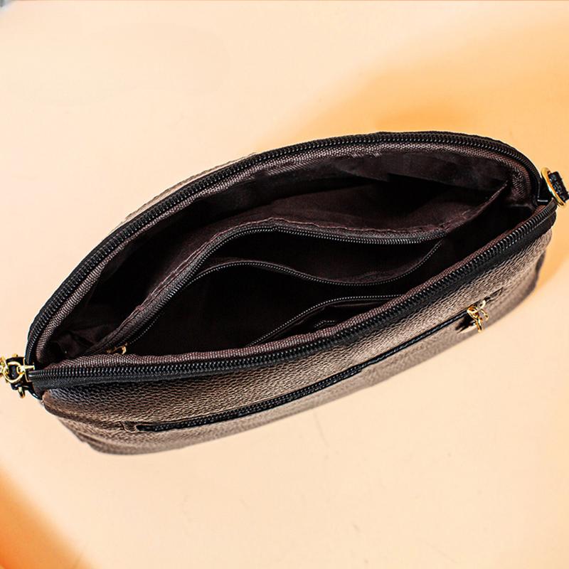 Vintage Druck Schulter Tasche Frauen PU Leder Umhängetasche Casual Messenger Bag Multifunktions Shopping Handtasche Geldbörse