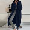 Women’s Open Front Knit Cardigan Long Sleeve Oversized Sweater with Pockets Warm Casual Outerwear Layer