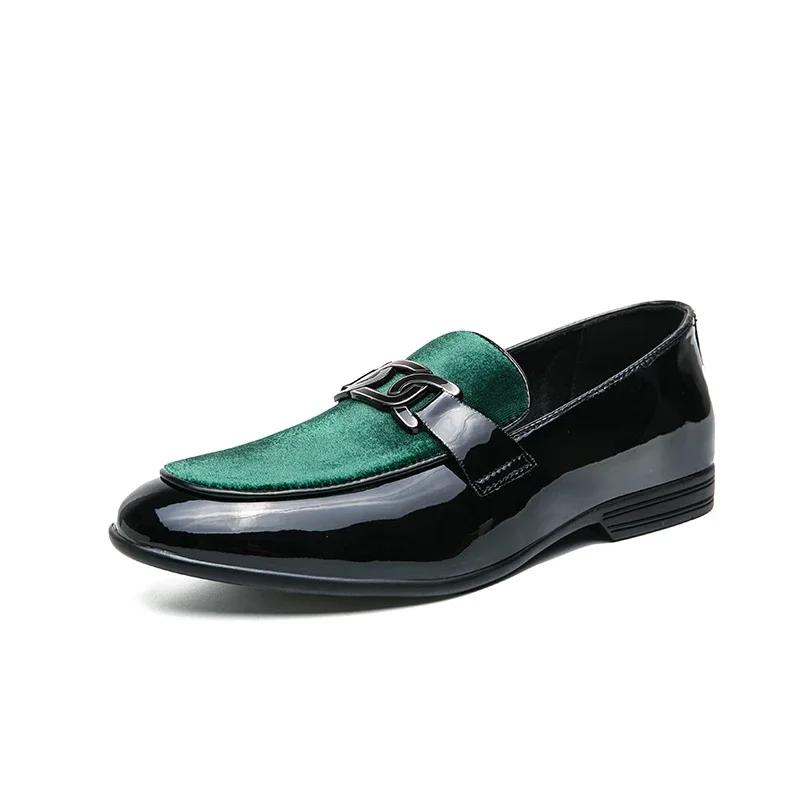 Markowe Męskie Skórzane Formalne Buty Biznesowe Męskie Biurowe Płaskie Buty Oxford Oddychające na Imprezę Ślub Rocznicę 2024