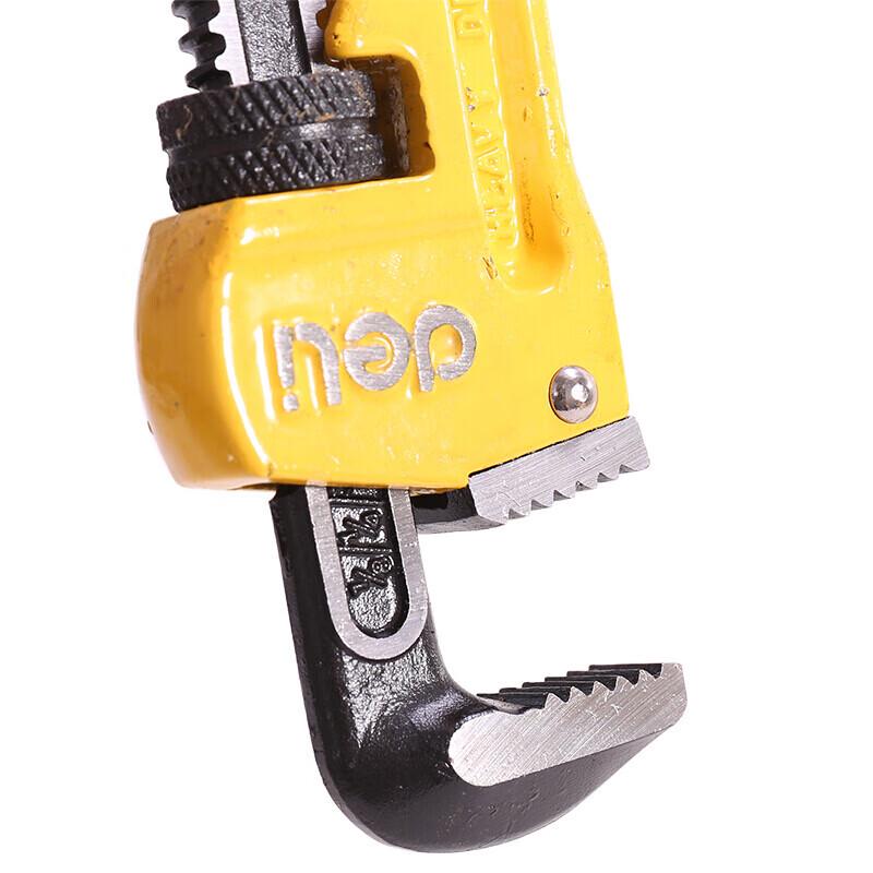 Deli Heavy-Duty Self-Adjusting Pipe Wrench