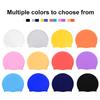 CAP100 50g Swimming Caps 22cm 19.5cm Cheap Price Custom Pattern Printing Logo Swim Cap No Odor OEM Factory Price