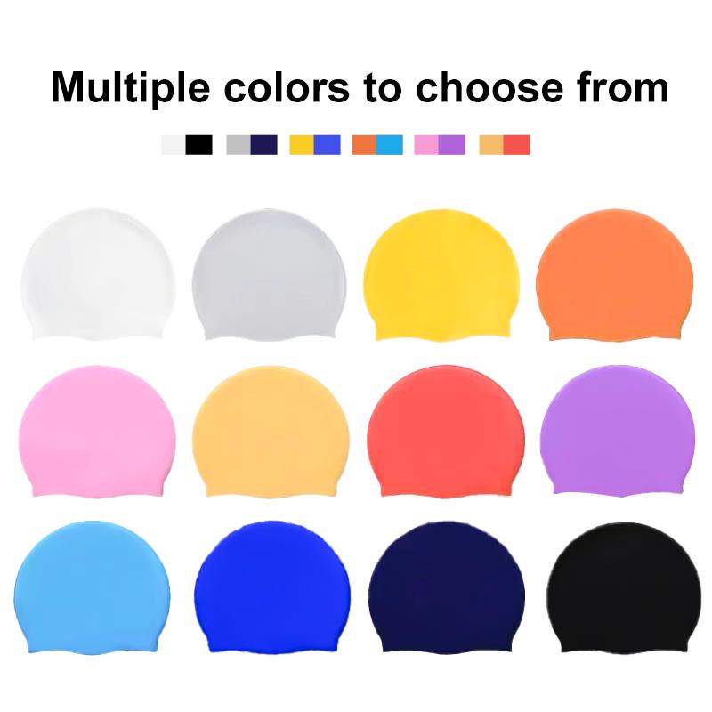 CAP100 50g Swimming Caps 22cm 19.5cm Cheap Price Custom Pattern Printing Logo Swim Cap No Odor OEM Factory Price