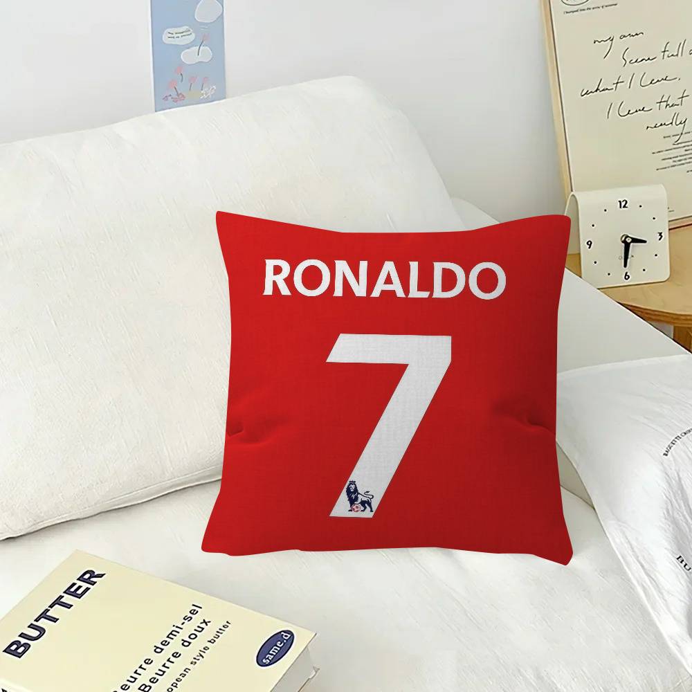 Pillow Cover for Bedroom Room and Living Room Sofa Decorative Cushion Cover Logo ccCR Cristiano