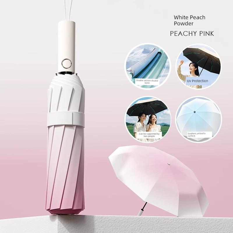 High-Quality Automatic Umbrella for Women, Dual-Use for Sun and Rain, Foldable Umbrella, Sun Umbrella, Uv Protection, Sunshade Umbrella for Men