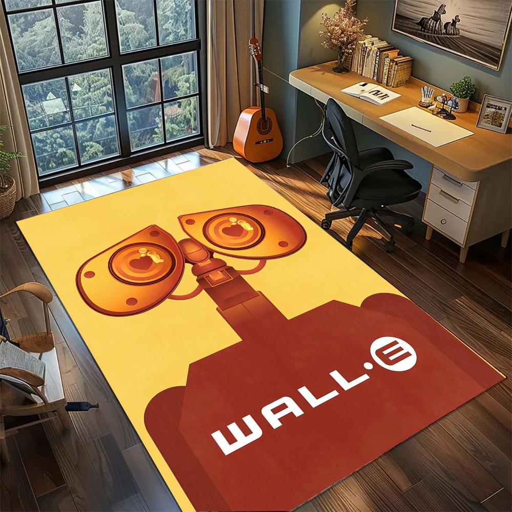 

Cute WALL-E Holding Plant Earth Protection Rug Carpet Large Area Rug Non Slip Washable Floor Mat Gamer Room Bedroom Home Decor 60x90cm