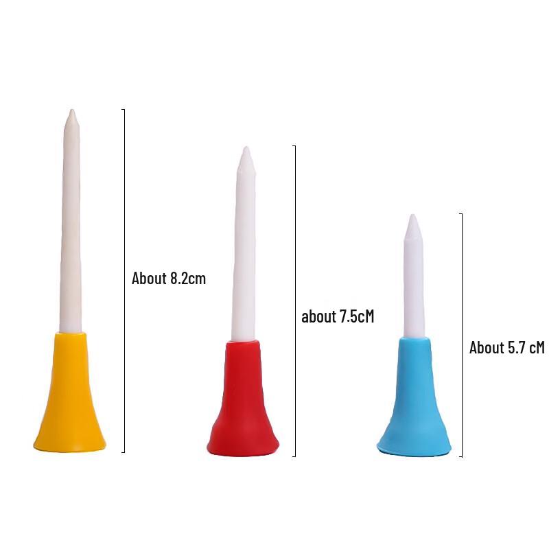 Fengyi Double-Layer Rubber Golf Tees (100-pack)
