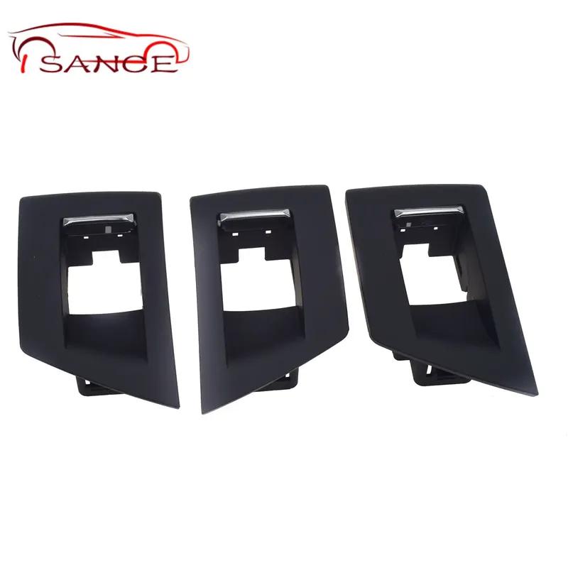Black Inner Door Panel Handle Pull Trim Cover 51417225873,51417225851,51417225852,51417225890 For BMW 5 Series F10 F11 10-16