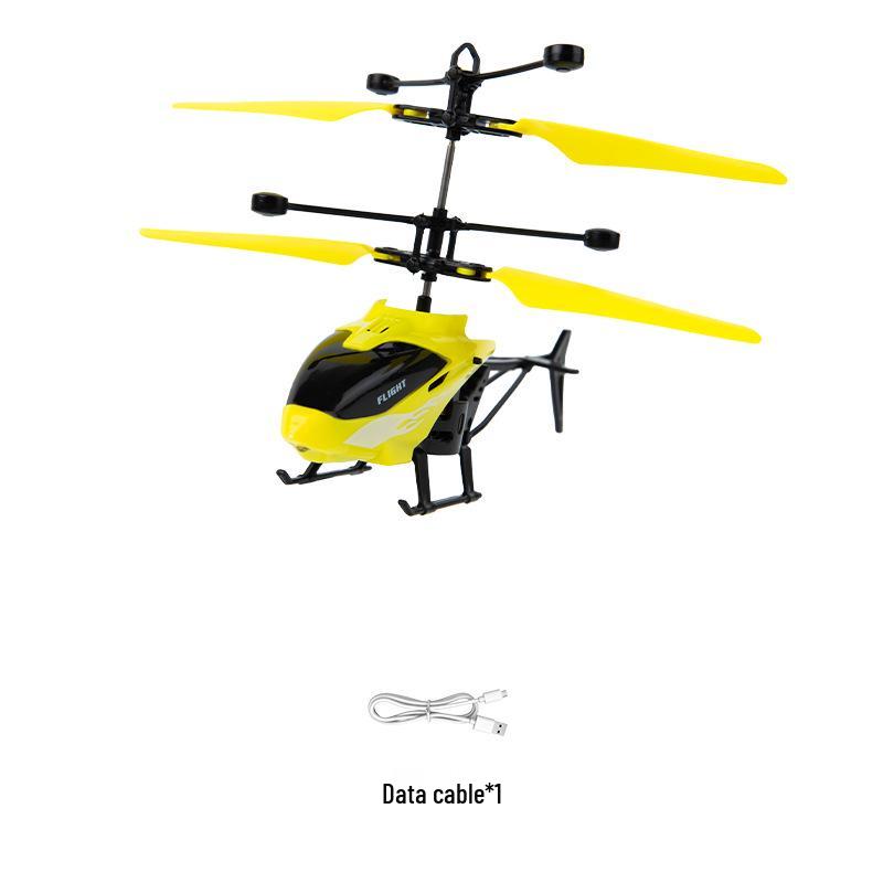 Gesture-Controlled Helicopter Toy for Kids - Novelty Sensing Airplane