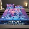Witch Hunting Group Fitted Sheet 3d Digital Printing Mattress Cover Dustproof Non-slip Protective Cover Home Textile Three-piece Set
