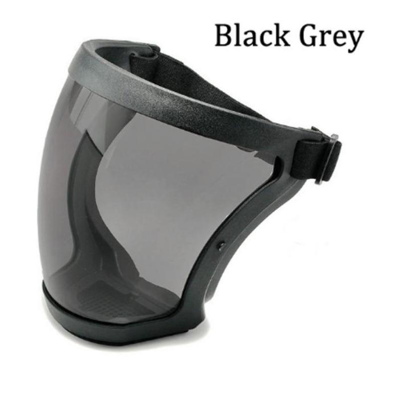 Full Face Mask with Filters Head Wear Goggles Reusable Anti Fog Dustproof Mask Anti-splash Mask HD Safety Glasses