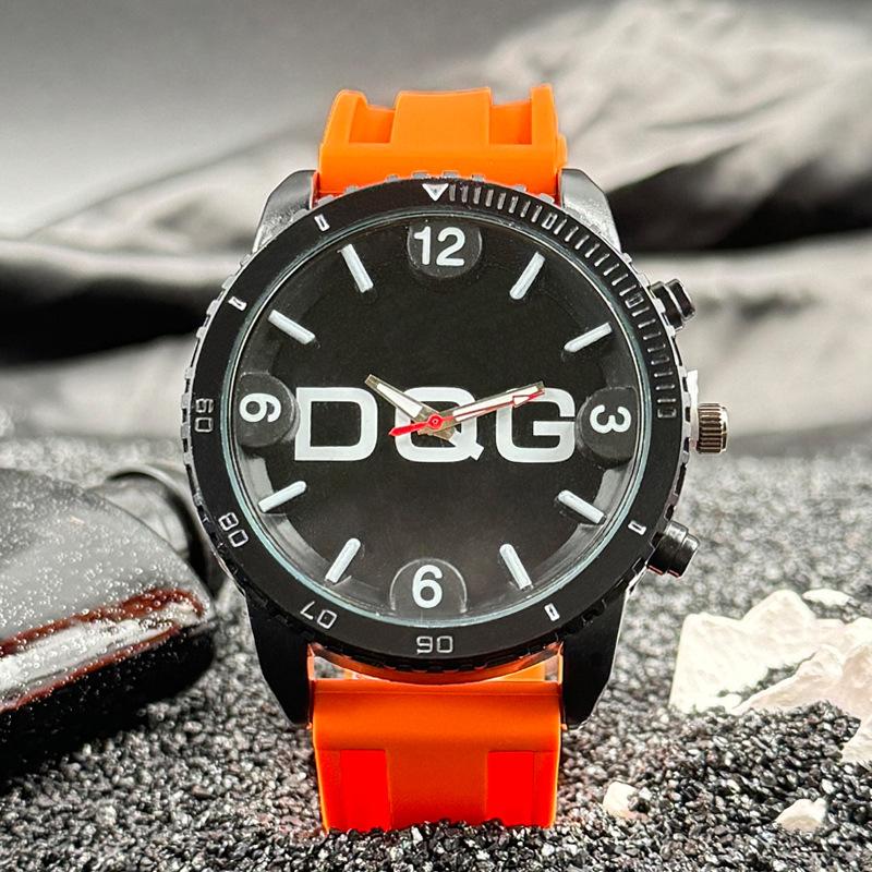JYL Унисекс Часы Крутые Спортивные С Большим Циферблатом Силиконовый Ремешок orange color дикий синий yonder