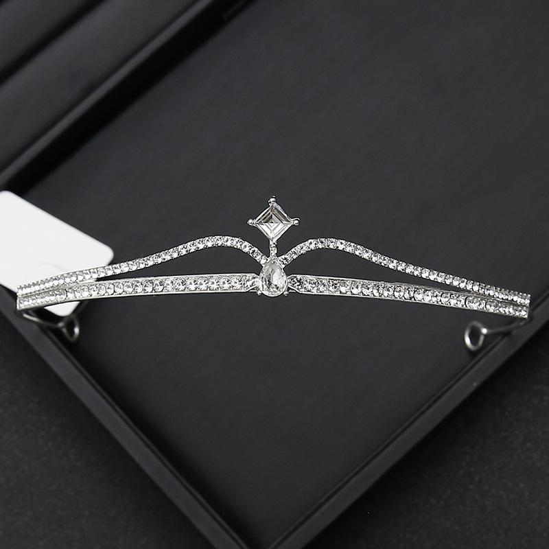 Crown Tiara Bride  Rhinestone Crown  Wedding Dress  Adult Ceremony Birthday  Princess Hair Accessories  Children