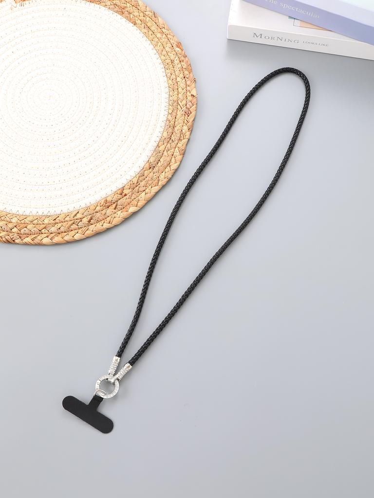Creative New PU Leather Rope Mobile Phone Hanging Rope Neck Hanging Rope Hand Rope Mobile Phone Chain Hanging Decoration