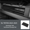 Suitable for 24-25 Mitsubishi TRITON Silicone Co-pilot Dashboard Storage Box Car Storage Box