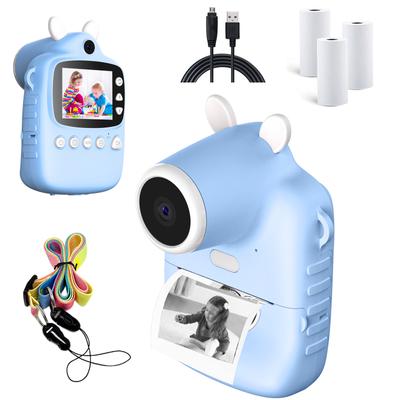 P1 Aparat fotograficzny dla dzieci Natychmiastowy aparat do drukowania Mp3 z papierem do drukowania 2,4-calowa kamera HD dla dziewczynek