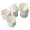 50 Pcs New Large Paper Baking Cups White 2.8'' Greaseproof Baking Cups Cylindrical Shape Cake Paper Baking Cups Baking