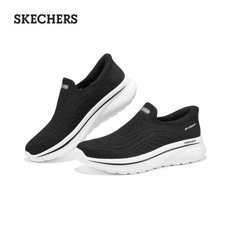 Skechers Women s Arch Support Slip-On Walking Shoes US 6.5