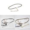 Women Hip Hop Metal Belt With Embedded Elements For Streetwear And Casual Outfits